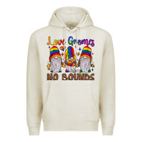 Oatmeal Heather love gnomes no bounds Premium Hoodie - JahusDesignShop