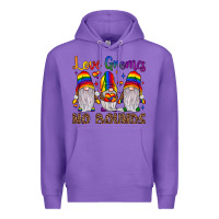 Purple love gnomes no bounds Premium Hoodie - JahusDesignShop