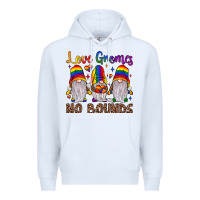 White love gnomes no bounds Premium Hoodie - JahusDesignShop