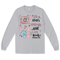 Moon Dust she works willingly with her hands Long Sleeve Tee - MaliasSmallBusiness