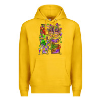 Lemon Mardi Gras love Premium Hoodie - HowdyJamesFarm