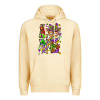 Pina Colada Mardi Gras love Premium Hoodie - HowdyJamesFarm