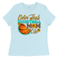 Livin' That Basketball Mom Life Ladies Tee | Teevron