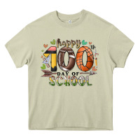 Happy 100 Americana Football Basketball Day Of Sch Heavy Core Tee | Teevron