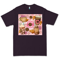 Plum cafecito y chisme. Premium Tee - JahusDesignShop