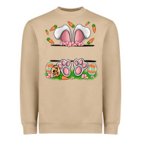 Mushroom easter costom name rabbit Heavyweight Sweatshirt - MaliasSmallBusiness