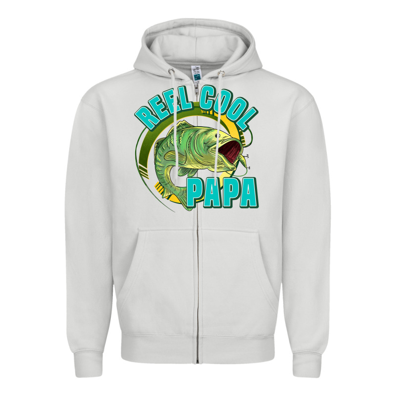 Reel Cool Papa Zipper Hoodie by Jasminsmagicworld | Teevron