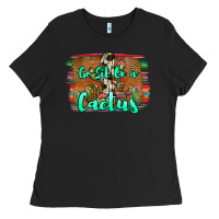 Black go sit on a cactus Ladies Tee - JahusDesignShop