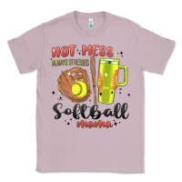 Lilac hot mess always stressed softball mama stanley cup Classic Tee - MaliasSmallBusiness