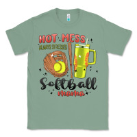 Sage hot mess always stressed softball mama stanley cup Classic Tee - MaliasSmallBusiness
