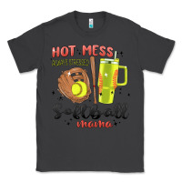 Smoke hot mess always stressed softball mama stanley cup Classic Tee - MaliasSmallBusiness