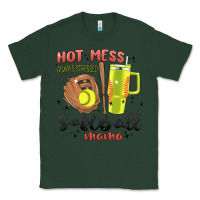 Hot Mess Always Stressed Softball Mama Stanley Cup Classic Tee | Teevron