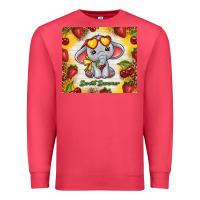 Cardinal sweet summer cute elephant Premium Sweatshirt - TumblerDesignByShophia