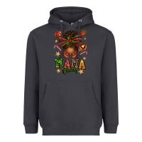 Smoke mama claus afro messy bun Heavyweight Hoodie - texasbilliewilder