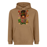 Toasted Coconut mama claus afro messy bun Heavyweight Hoodie - texasbilliewilder