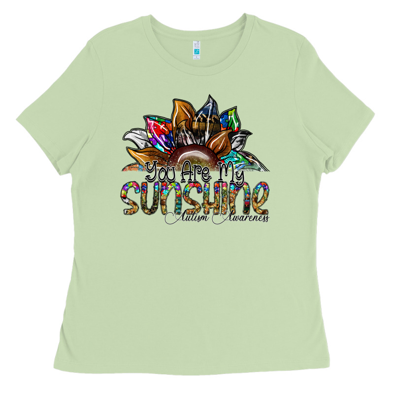 You Are My Sunshine Autism Awareness Ladies Tee by SublimationCraftShop | Teevron