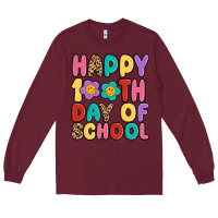 Happy 100 Th Day Of School Long Sleeve Tee | Teevron