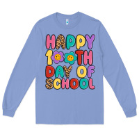 Colony Blue happy 100 th day of school Long Sleeve Tee - MaliasSmallBusiness