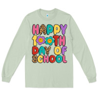 Matcha happy 100 th day of school Long Sleeve Tee - MaliasSmallBusiness
