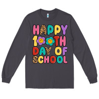 Smoke happy 100 th day of school Long Sleeve Tee - MaliasSmallBusiness