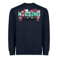Navy nursing in my heart Heavyweight Sweatshirt - MaliasSmallBusiness