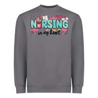 Nursing In My Heart Heavyweight Sweatshirt | Teevron