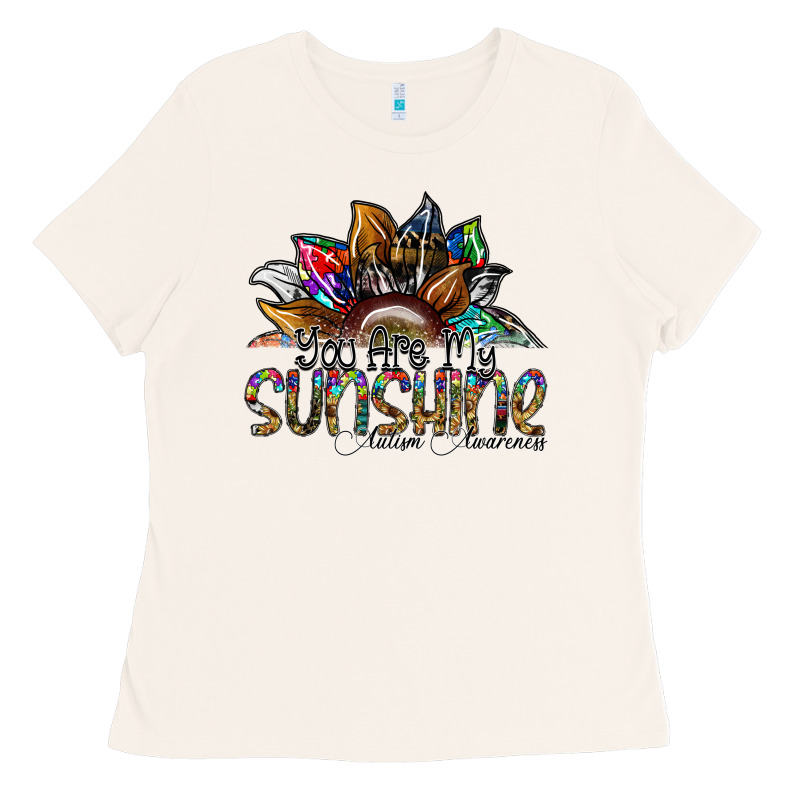 You Are My Sunshine Autism Awareness Ladies Tee by SublimationCraftShop | Teevron