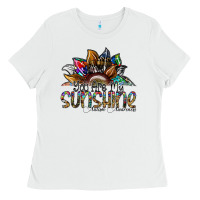White you are my sunshine autism awareness Ladies Tee - SublimationCraftShop