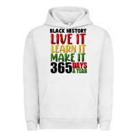 Pigment Lunar Rock black history live it Urban Hoodie - FaDigitalArtStudio