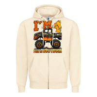Sandshell i'm four this is how i roll monster truck birthday Zipper Hoodie - Jasminsmagicworld