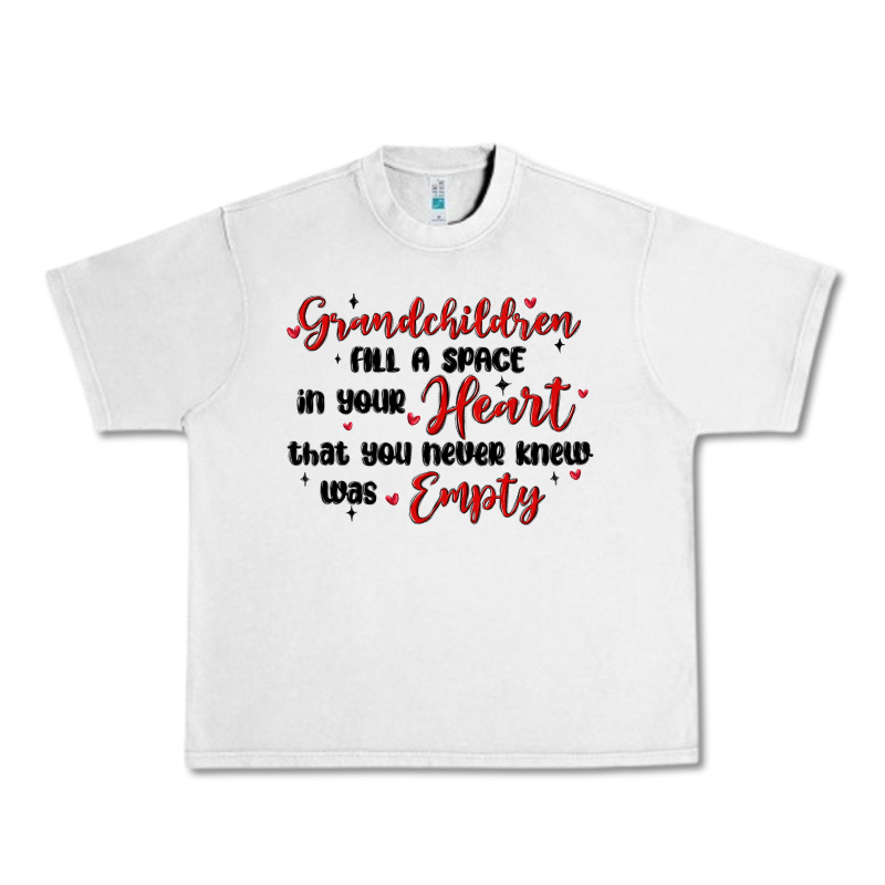 Grandchildren Fill A Space In Your Heart Urban Heavy Tee by MaliasSmallBusiness | Teevron