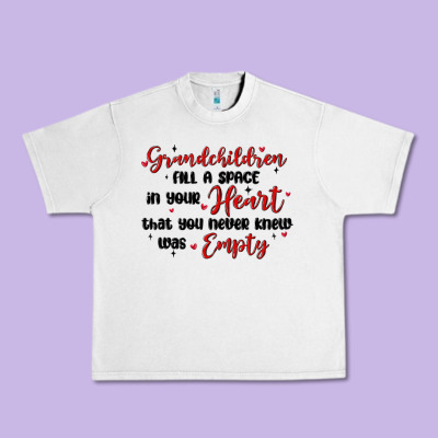 Grandchildren Fill A Space In Your Heart Urban Heavy Tee Designed By Maliassmallbusiness