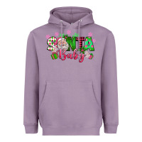 Lavender santa baby pink christmas Heavyweight Hoodie - texasbilliewilder