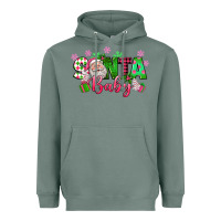 Sage santa baby pink christmas Heavyweight Hoodie - texasbilliewilder