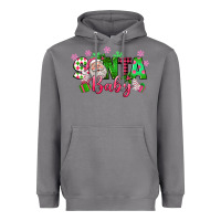 Storm santa baby pink christmas Heavyweight Hoodie - texasbilliewilder