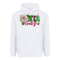 Santa Baby Pink Christmas Heavyweight Hoodie | Teevron