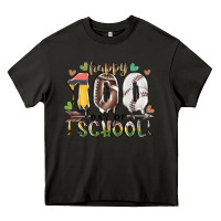 Asphalt happy 100 day of school american football baseball Heavy Core Tee - RacoonDesign