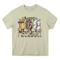 Mossy happy 100 day of school american football baseball Heavy Core Tee - RacoonDesign
