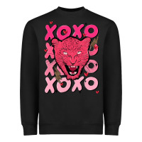 Black valentine Heavyweight Sweatshirt - MaliasSmallBusiness