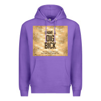 Purple sarcastic funny i have a dig bick Premium Hoodie - TumblerDesignByShophia