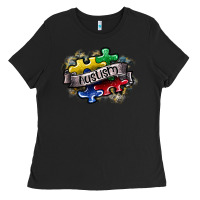 Black austism Ladies Tee - SublimationCraftShop