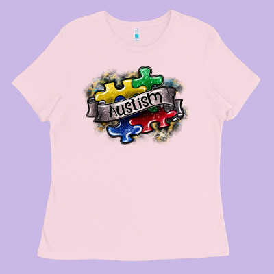 Austism Ladies Tee Designed By Sublimationcraftshop