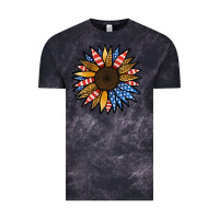 Cloud Black Patriotic Sunflower Vintage Tee - Jasminsmagicworld