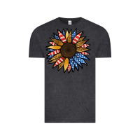 Vintage Black Patriotic Sunflower Vintage Tee - Jasminsmagicworld