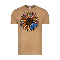 Vintage Camel Patriotic Sunflower Vintage Tee - Jasminsmagicworld