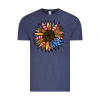 Vintage Denim Patriotic Sunflower Vintage Tee - Jasminsmagicworld