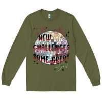 Army Green happy new year Long Sleeve Tee - MaliasSmallBusiness