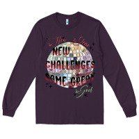 Plum happy new year Long Sleeve Tee - MaliasSmallBusiness