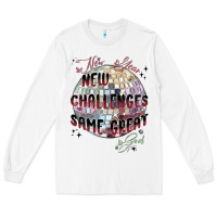 White happy new year Long Sleeve Tee - MaliasSmallBusiness
