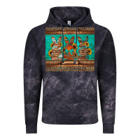 Cloud Black western easter bunnies Vintage Hoodie - Jasminsmagicworld